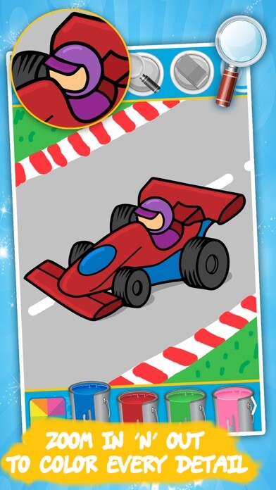 Emulate iPhone app Best coloring book: Cars using MyAndroid Emulate iPhone app Best coloring book: Cars using MyAndroid