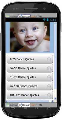 Emulate Android APK Best Dance Quotes