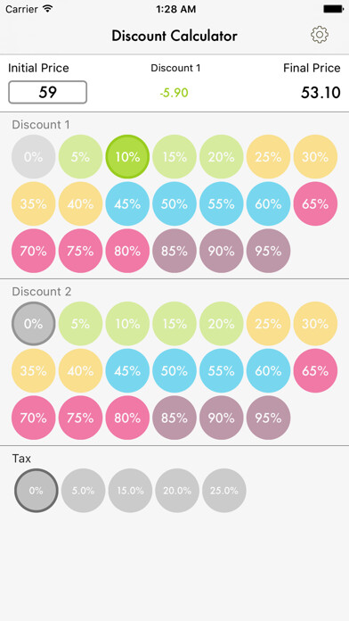 Emulate iPhone app Best Discount Calculator using MyAndroid Emulate iPhone app Best Discount Calculator using MyAndroid