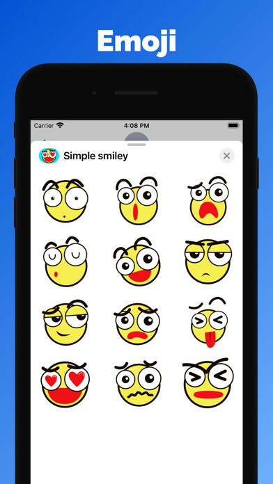 Emulate iPhone app Best drawn emoji & stickers using MyAndroid