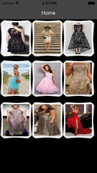 Emulate iPhone app Best Dresses Ideas using MyAndroid