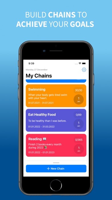 Emulate iPhone app Be Steady! - Habit Tracker using MyAndroid Emulate iPhone app Be Steady! - Habit Tracker using MyAndroid