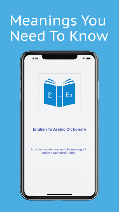 Emulate iPhone app Best EnglishToArabicDictionary using MyAndroid