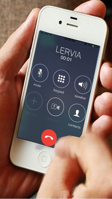 Emulate iPhone app Best Fake Caller (Free) using MyAndroid