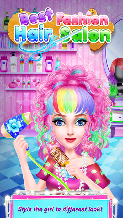 Emulate iPhone app Best Fashion Hair Salon using MyAndroid