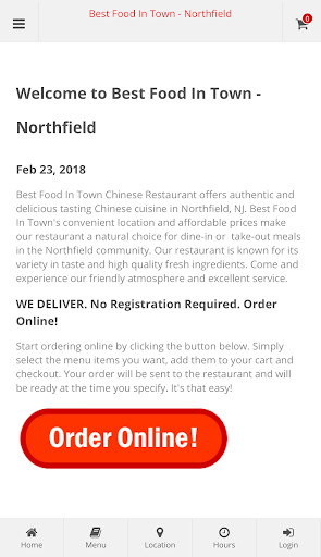 Run android online APK Best Food In Town Northfield Online Ordering from MyAndroid or emulate Best Food In Town Northfield Online Ordering using MyAndroid Run android online APK Best Food In Town Northfield Online Ordering from MyAndroid or emulate Best Food In Town Northfield Online Ordering using MyAndroid