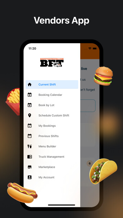 Emulate iPhone app Best Food Trucks - Vendors using MyAndroid Emulate iPhone app Best Food Trucks - Vendors using MyAndroid