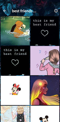 Run android online APK best friends wallpapers from MyAndroid or emulate best friends wallpapers using MyAndroid