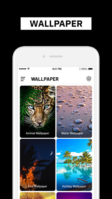 Emulate iPhone app Best HD Wallpaper & Background using MyAndroid