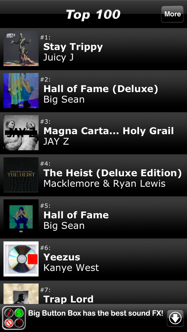 Emulate iPhone app Best Hip-Hop & Rap Albums - Top 100 Latest & Greatest New HipHop Record Music Charts & Hit Song Lists, Encyclopedia & Reviews using MyAndroid Emulate iPhone app Best Hip-Hop & Rap Albums - Top 100 Latest & Greatest New HipHop Record Music Charts & Hit Song Lists, Encyclopedia & Reviews using MyAndroid