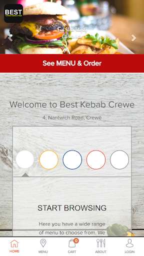 Run android online APK Best Kebab Crewe - Order Food Online from MyAndroid or emulate Best Kebab Crewe - Order Food Online using MyAndroid