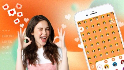 Emulate iPhone app Best Likes Funny Pattern Edit using MyAndroid