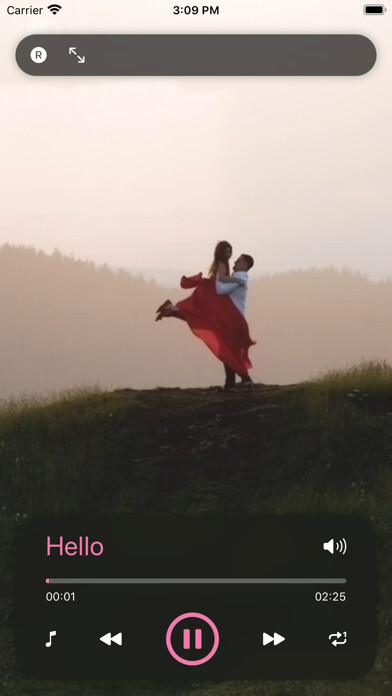 Emulate iPhone app Best Love Songs for Valentine using MyAndroid
