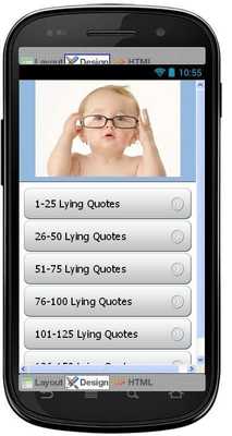 Emulate Android APK Best Lying Quotes