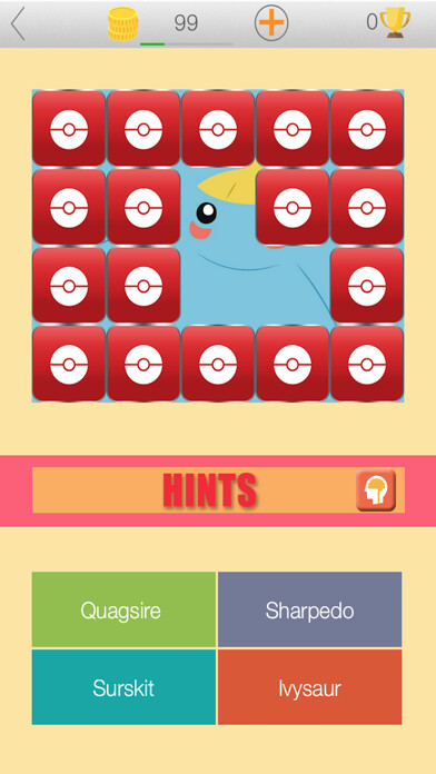 Emulate iPhone app Best Monster Quiz Trivia Emulate iPhone app Best Monster Quiz Trivia
