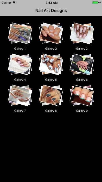 Emulate iPhone app Best Nail Art Designs using MyAndroid