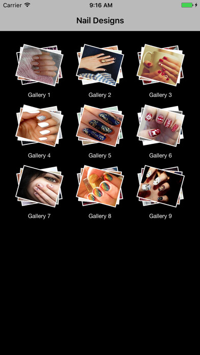 Emulate iPhone app Best Nail Designs using MyAndroid