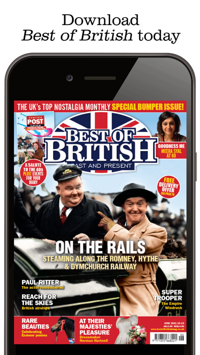 Emulate iPhone app Best of British Magazine App using MyAndroid