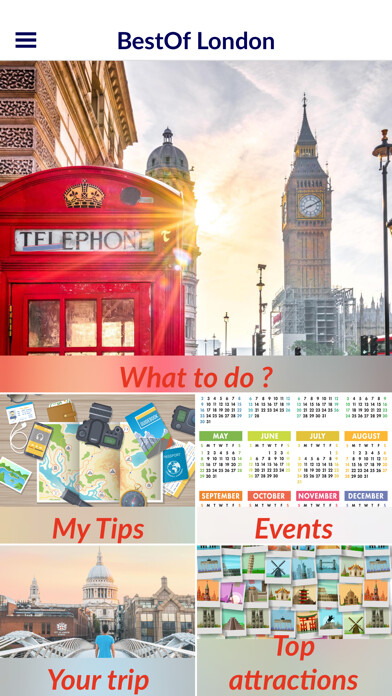 Emulate iPhone app BestOf  London using MyAndroid