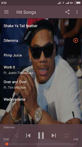Run android online APK Best Of Nelly (OFFLINE) from MyAndroid or emulate Best Of Nelly (OFFLINE) using MyAndroid