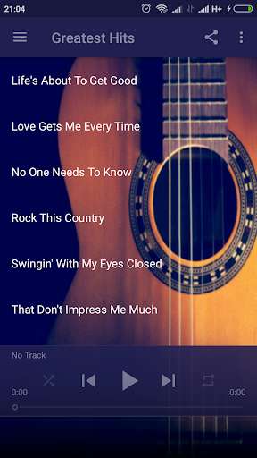 Run android online APK Best Of Shania Twain from MyAndroid or emulate Best Of Shania Twain using MyAndroid