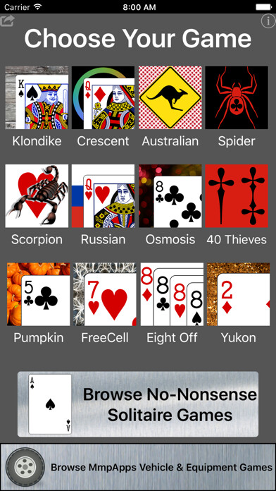Emulate iPhone app Best of Solitaire using MyAndroid Emulate iPhone app Best of Solitaire using MyAndroid