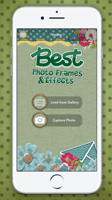 Emulate iPhone app Best Photo Frames & Stickers using MyAndroid