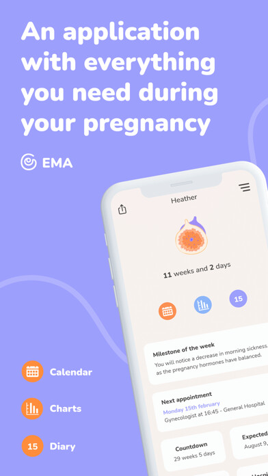 Emulate iPhone app Best Pregnancy Tracker App using MyAndroid
