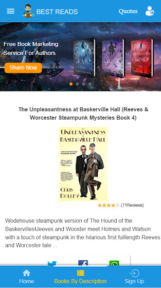 Run android online APK Best Reads from MyAndroid or emulate Best Reads using MyAndroid