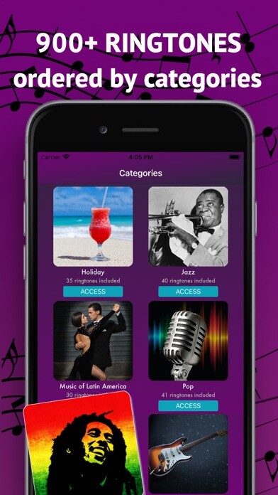 Emulate iPhone app Best Ringtones : Top Music using MyAndroid