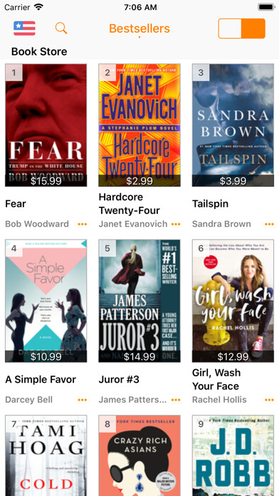 Emulate iPhone app Bestsellers for Book Store using MyAndroid Emulate iPhone app Bestsellers for Book Store using MyAndroid