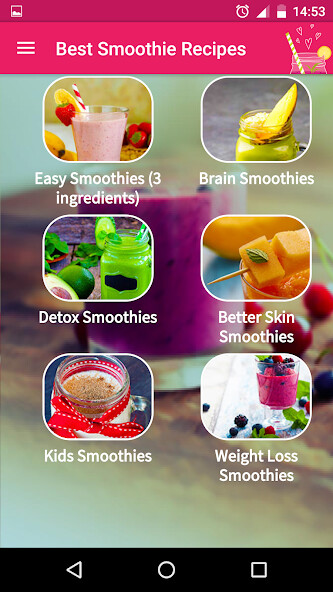Run android online APK Best Smoothie Recipes from MyAndroid or emulate Best Smoothie Recipes using MyAndroid