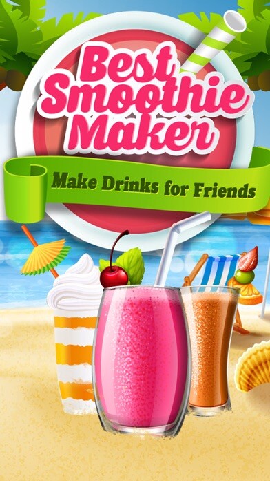 Emulate iPhone app Best Smoothie Salon - Icy Drinks & Dessert Maker using MyAndroid