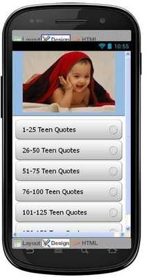 Emulate Android APK Best Teen Quotes