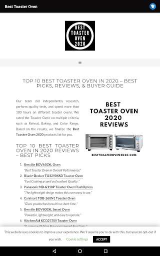 Run android online APK Best Toaster Oven 2020 from MyAndroid or emulate Best Toaster Oven 2020 using MyAndroid Run android online APK Best Toaster Oven 2020 from MyAndroid or emulate Best Toaster Oven 2020 using MyAndroid