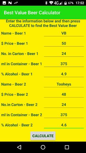 Run android online APK Best Value Beer Calculator from MyAndroid or emulate Best Value Beer Calculator using MyAndroid Run android online APK Best Value Beer Calculator from MyAndroid or emulate Best Value Beer Calculator using MyAndroid
