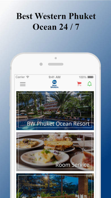 Emulate iPhone app Best Western Phuket Ocean using MyAndroid