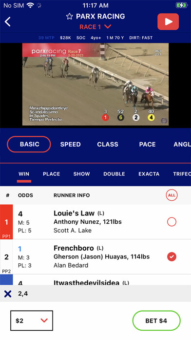 Emulate iPhone app BetAmerica: Live Horse Racing using MyAndroid Emulate iPhone app BetAmerica: Live Horse Racing using MyAndroid