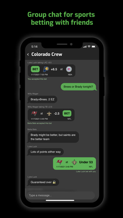 Emulate iPhone app BetBuds - Betting Group Chat using MyAndroid Emulate iPhone app BetBuds - Betting Group Chat using MyAndroid