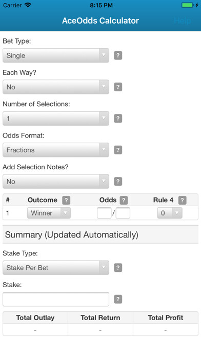Emulate iPhone app Bet Calculator UK using MyAndroid Emulate iPhone app Bet Calculator UK using MyAndroid