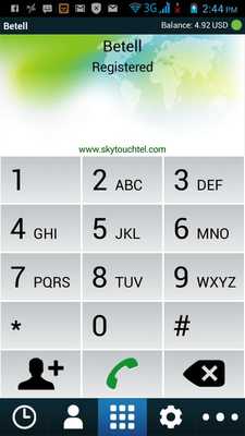 Emulate Android APK Betell Dialer