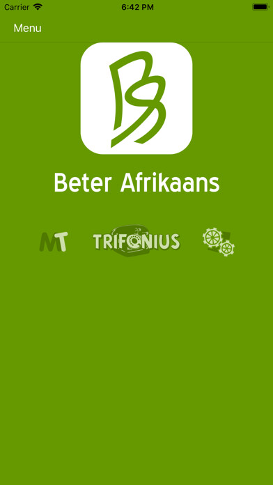 Emulate iPhone app Beter Afrikaans using MyAndroid Emulate iPhone app Beter Afrikaans using MyAndroid