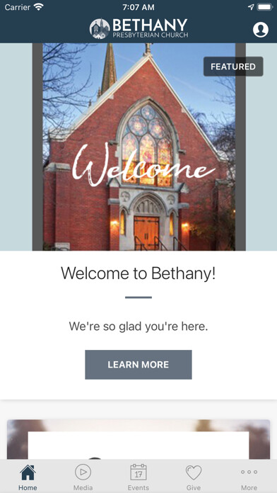 Emulate iPhone app Bethany Pres Seattle using MyAndroid