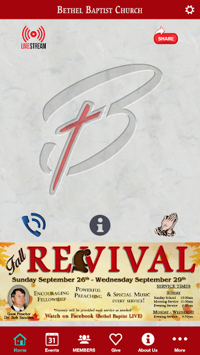 Run android online APK Bethel Baptist from MyAndroid or emulate Bethel Baptist using MyAndroid