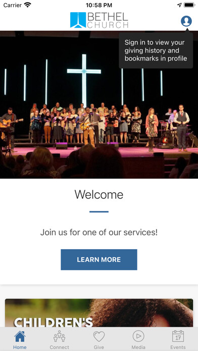 Emulate iPhone app Bethel Church - Fargo using MyAndroid Emulate iPhone app Bethel Church - Fargo using MyAndroid