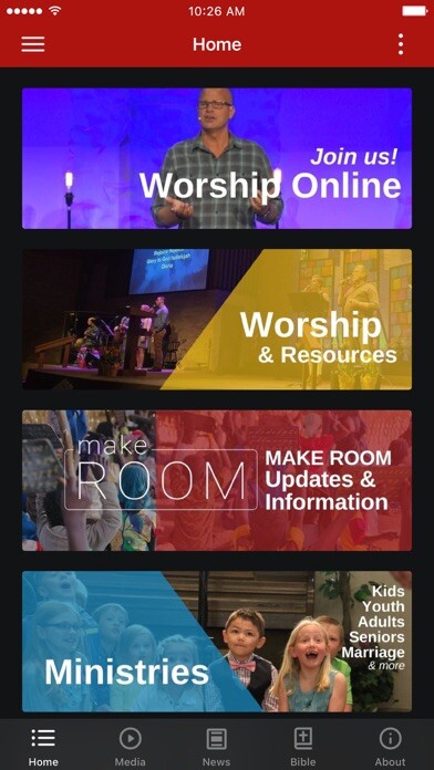 Emulate iPhone app Bethel Lutheran Church using MyAndroid Emulate iPhone app Bethel Lutheran Church using MyAndroid