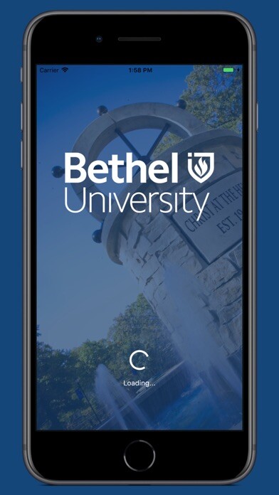 Emulate iPhone app Bethel University Indiana using MyAndroid