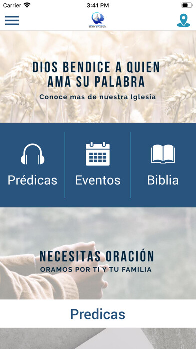 Emulate iPhone app Beth Shalom using MyAndroid