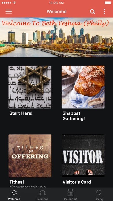 Emulate iPhone app Beth Yeshua Philly using MyAndroid Emulate iPhone app Beth Yeshua Philly using MyAndroid