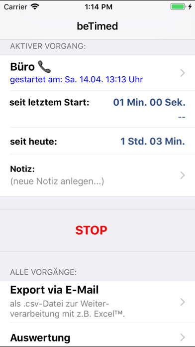 Emulate iPhone app beTimed1i using MyAndroid
